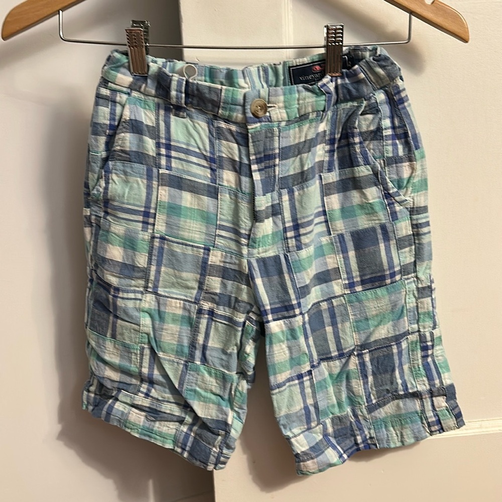 Youth 12 Vineyard Vines patchwork shorts